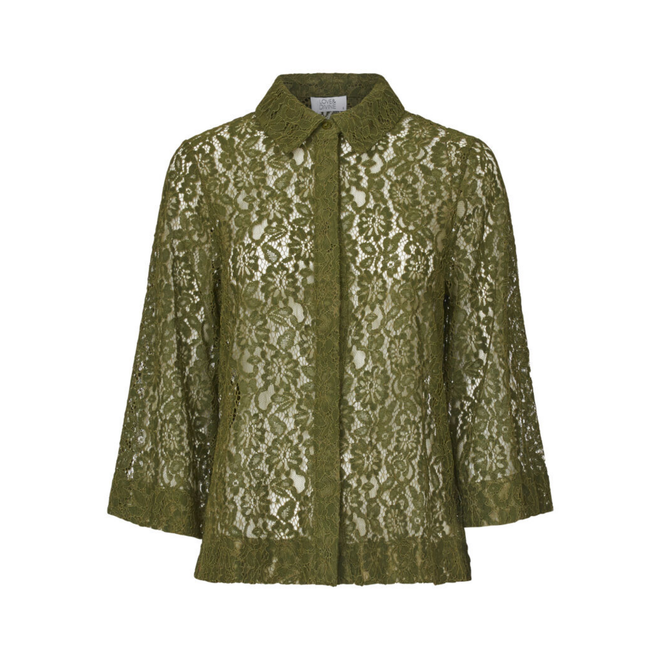 Love & Divine Long sleeve blouse (Green)