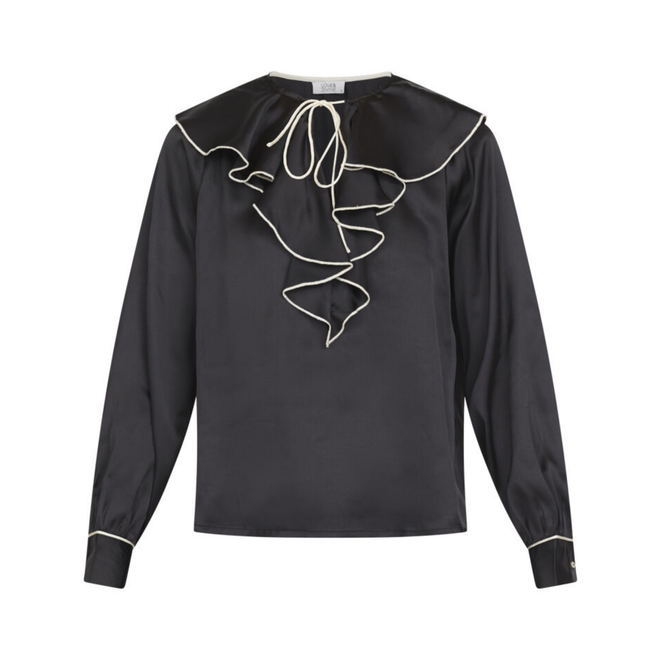 Love & Divine Long sleeve blouse (Black)