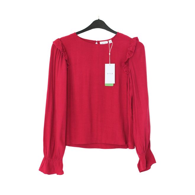 Vila Long sleeve blouse (Red)