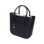 O bag Bag (Dark blue  Flower)