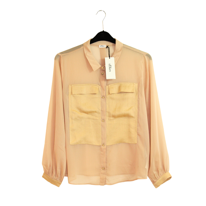 S.Oliver Long sleeve blouse (beige)