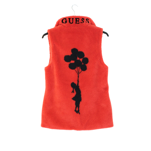 Guess Fur vest (red)