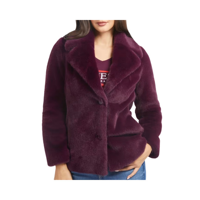 Guess Fur jacket (purple)
