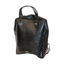 O bag Leather Backpack  (Black)