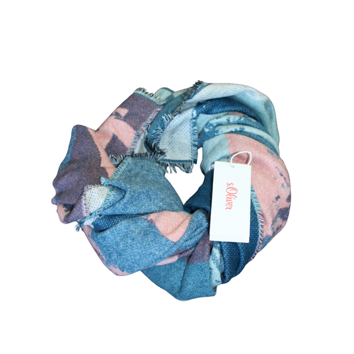 S.Oliver Scarf (Blue and pink)