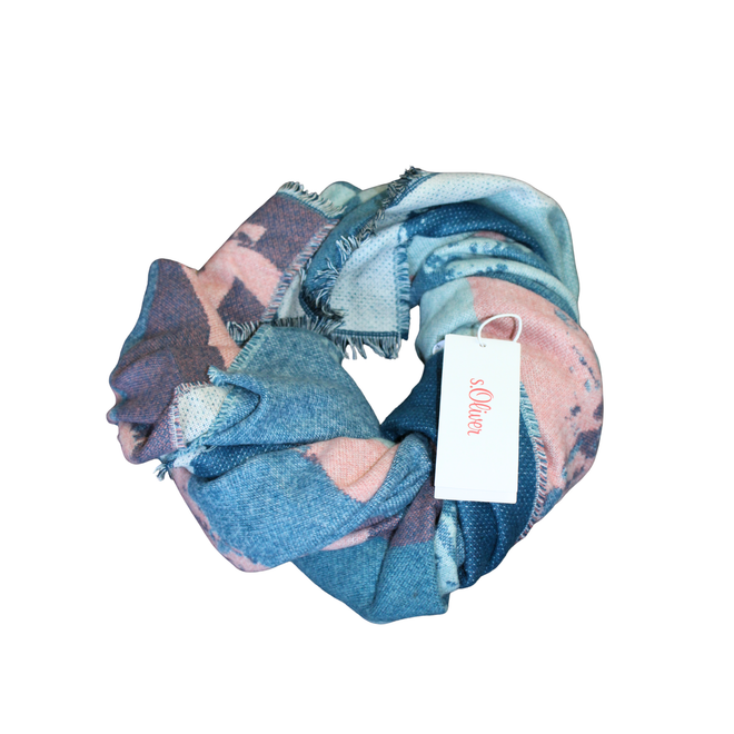 S.Oliver Scarf (Blue and pink)