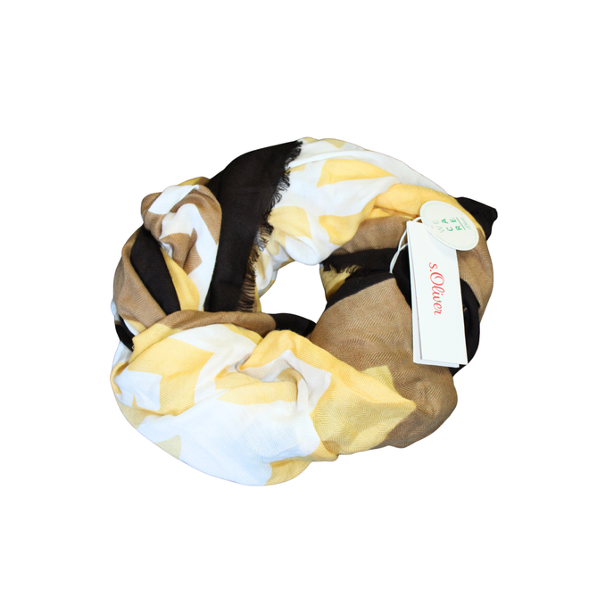 S.Oliver Scarf (Brown and yellow)