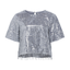 OBJECT Short sleeve Blouse (Silver)