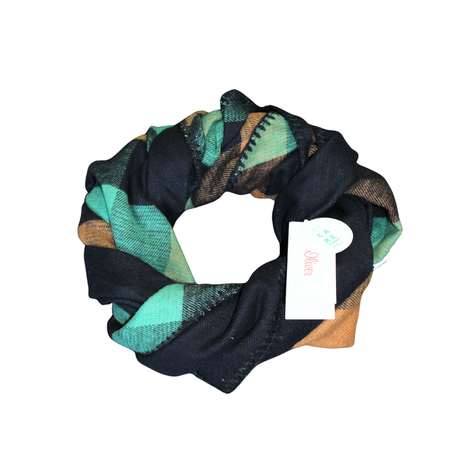 S.Oliver Scarf (Green and brown)