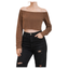 Boohoo Long-sleeved Tshirt (Mocha)