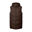 Pieces  Puffer Vest (Chicory Coffee)