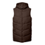 Pieces Long down vest (Brown)
