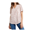 Fransa Short-sleeved blouse (Rose Print)