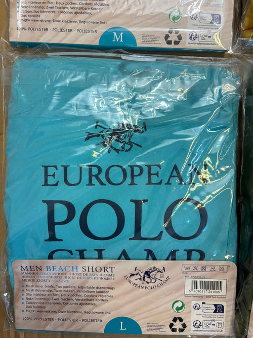 EUROPEAN POLO CHAMP men's swimear lot