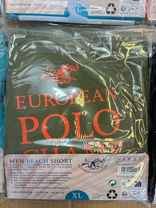 EUROPEAN POLO CHAMP men's swimear lot