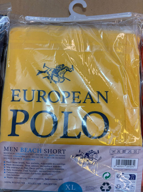 EUROPEAN POLO CHAMP men's swimear lot