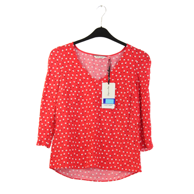 Naf-Naf Long sleeve blouse (Rouge Motif)