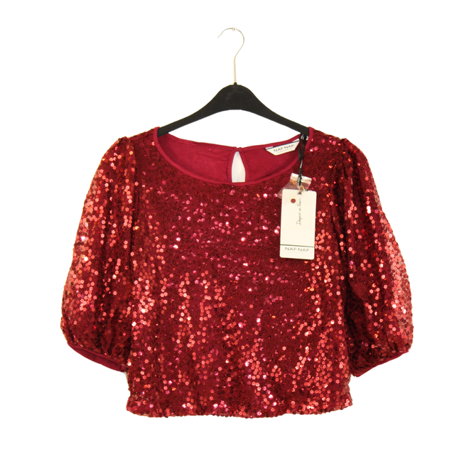 Naf-Naf Long sleeve blouse (Raisin)