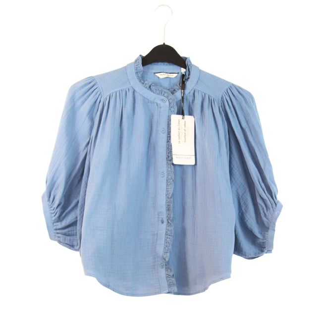 Naf-Naf Long sleeve blouse (Blue Orage)