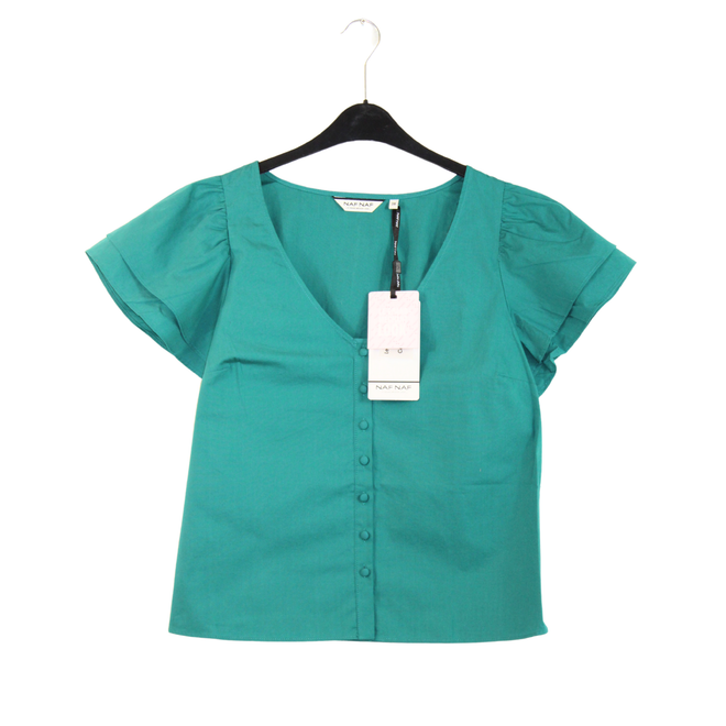 Naf-Naf Short sleeve blouse (Vert Palme)