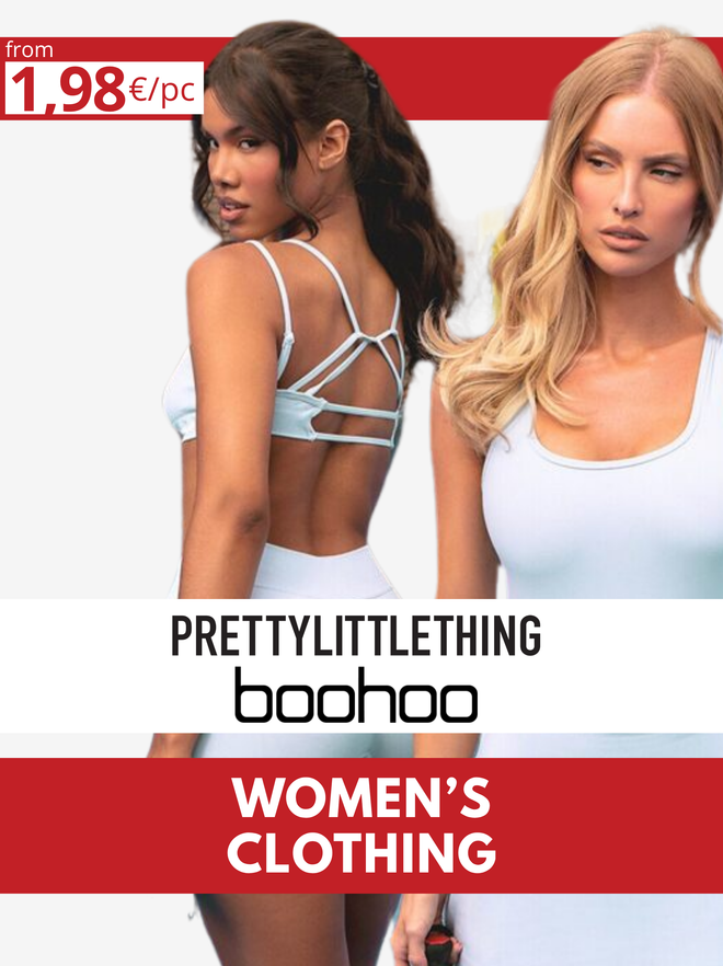 PRETTY LITTLE THING, BOOHOO women's lot