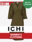 ICHI women's dress IN SIZE RANGE