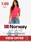 Norway 1963 women's polo shirt lot