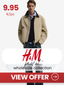 H&M men's jacket lot