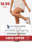 U.S. POLO ASSN. women's slippers & sandals lot