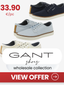 GANT Mens Shoe Lot - IN SIZE RANGE