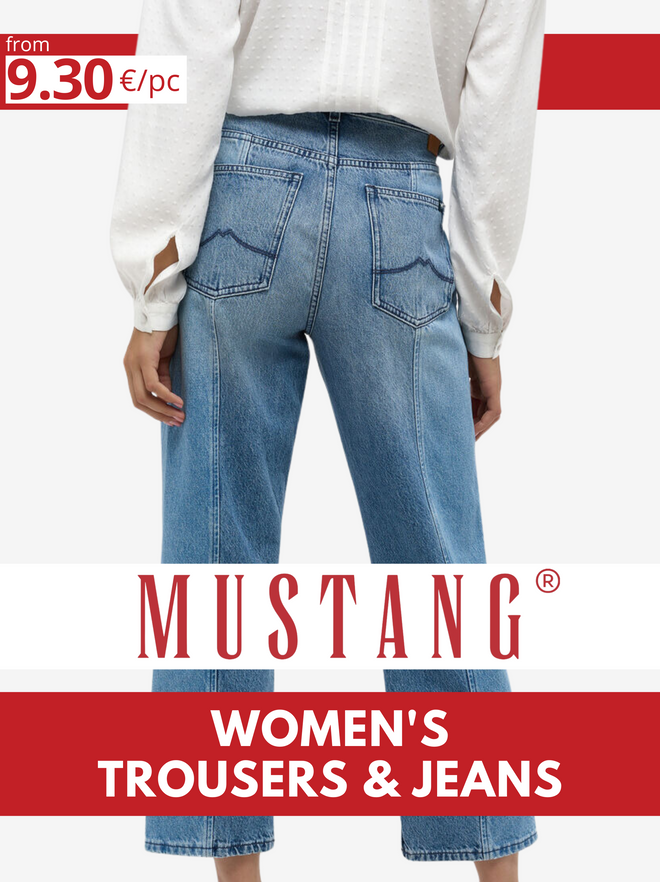 MUSTANG women's trousers and jeans lot