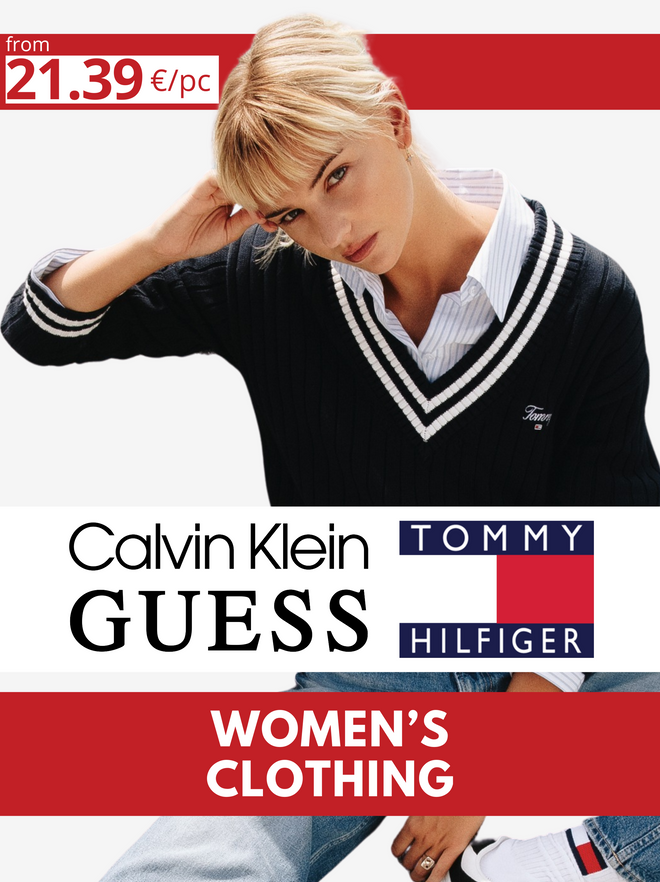 TOMMY, CALVIN KLEIN, GUESS women's lot