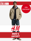 H&M férfi kabát csomag