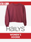 Hailys női hoodie - méretsorban elérhető.