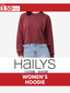 Hailys női hoodie - méretsorban elérhető.