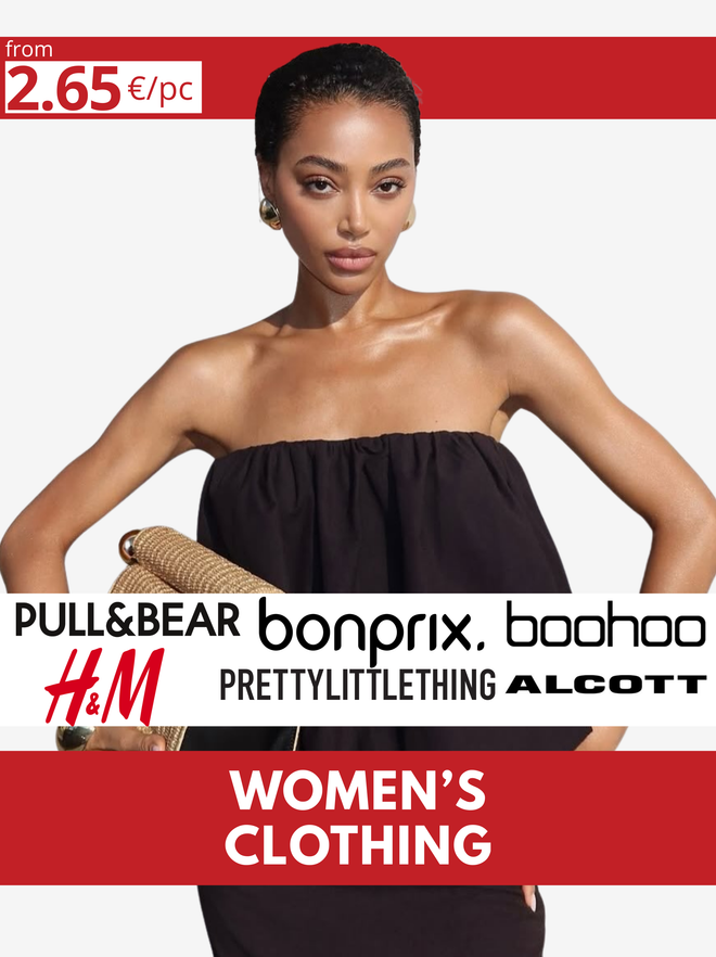 BRAND MIX women's lot (PULL&BEAR,H&M,BONPRIX,PRETTY LITTLE THING,BOOHOO,ALCOTT)
