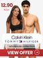 Tommy Hilfiger & Calvin Klein women's & men's lingerie/underwear lot