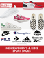 Adidas, Nike, Reebok, Fila, Champion, Converse, Kappa cipő mix csomag