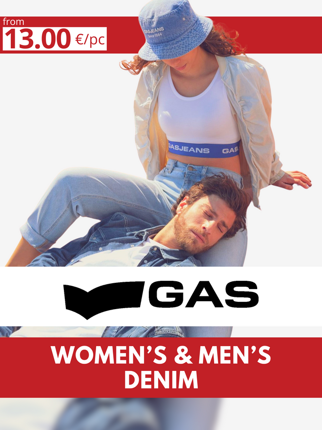 GAS women's and men's denim lot