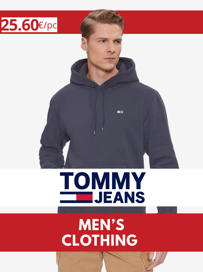 TOMMY JEANS men's hoodie lot