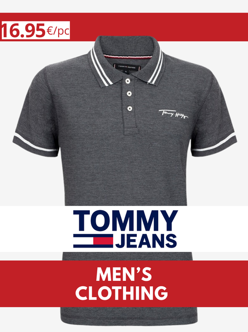 TOMMY JEANS men's polo shirt lot
