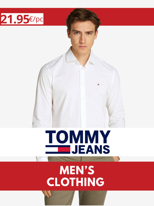 TOMMY JEANS men's shirt lot