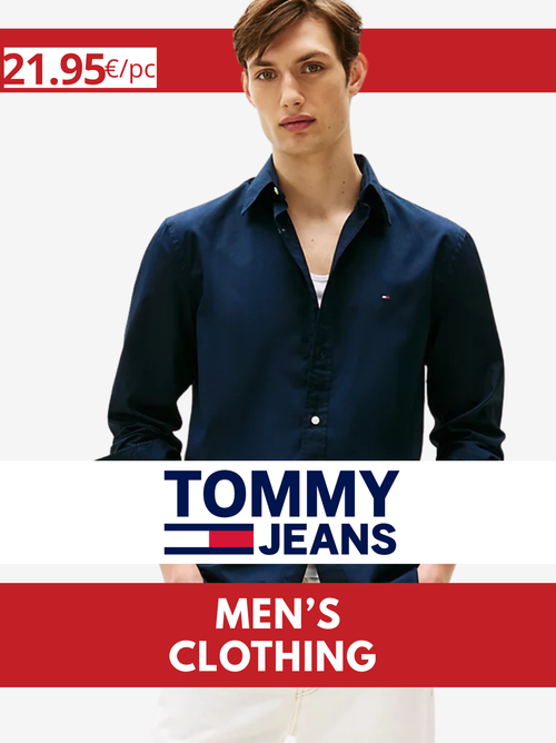 TOMMY JEANS men's shirt lot