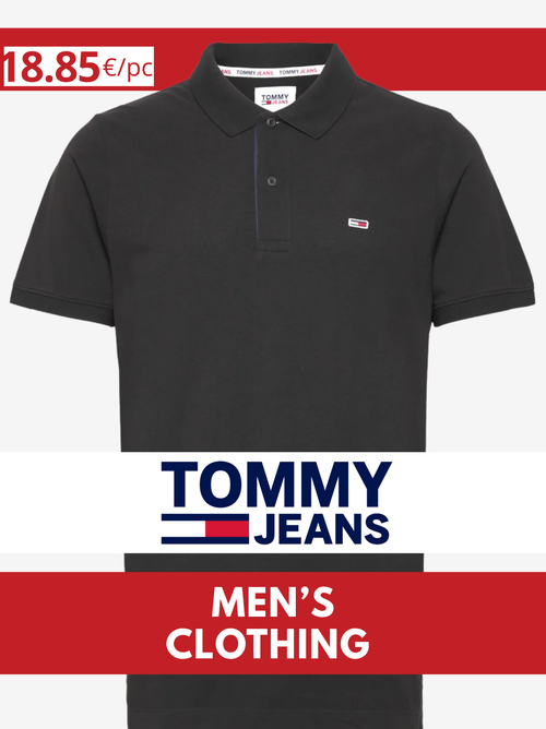 TOMMY JEANS men's polo shirt lot