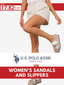 U.S. POLO ASSN. women's slippers & sandals lot