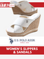 U.S. POLO ASSN. women's slippers & sandals lot